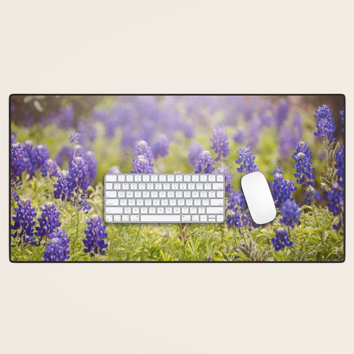 Texas Bluebonnets Desk Mat Gallery Image 1