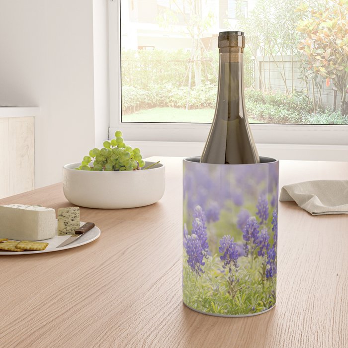 Texas Bluebonnets Wine Chiller Gallery Image 4
