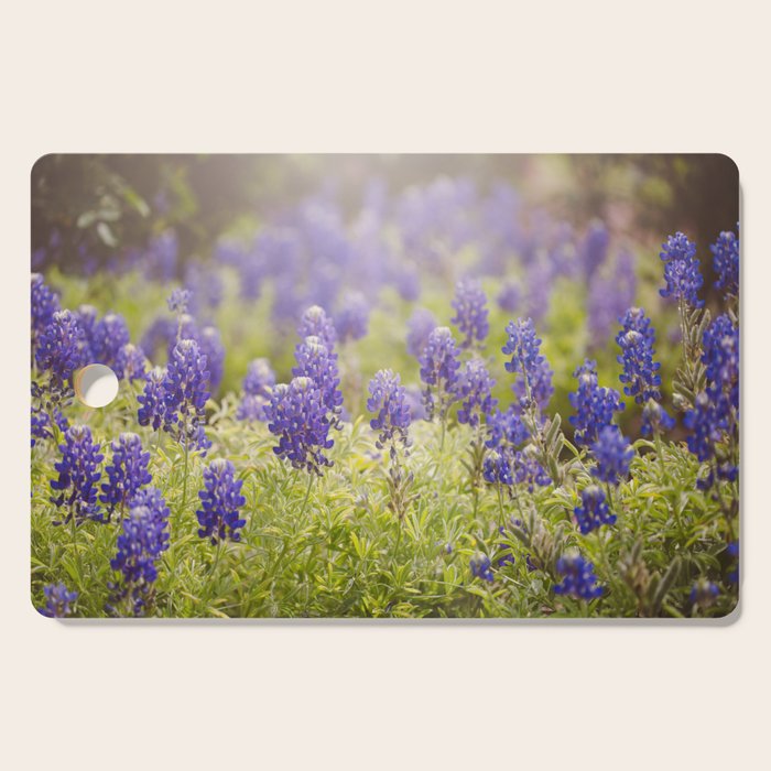 Texas Bluebonnets Cutting Board