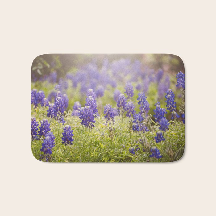 Texas Bluebonnets Bath Mat Gallery Image 1