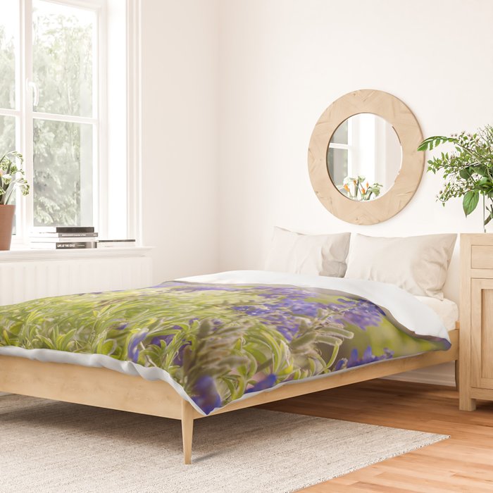 Texas Bluebonnets Duvet Cover Gallery Image 2