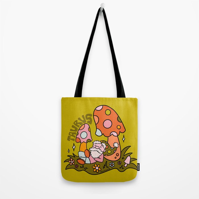 Taurus Gnome Tote Bag Gallery Image 2