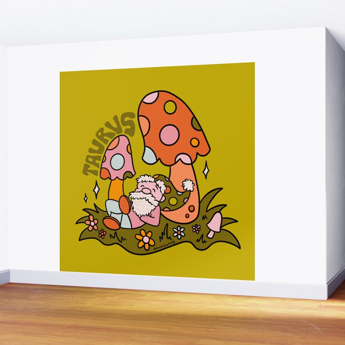 Taurus Gnome Wall Mural Gallery Image 2