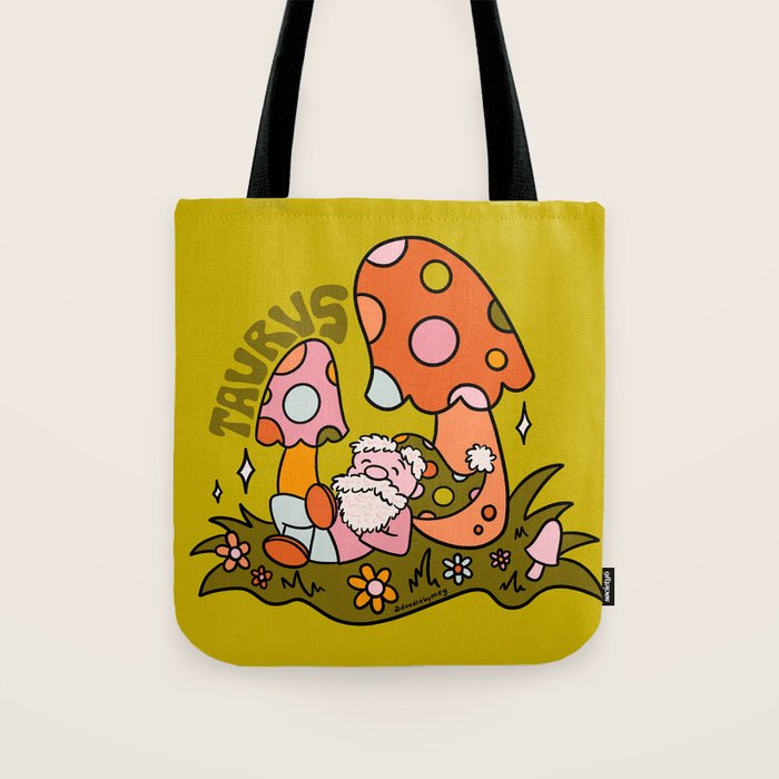 Taurus Gnome Tote Bag Gallery Image 1