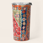 Bayburt Northeast Anatolian Niche Kilim Print Travel Mug Gallery Image 2