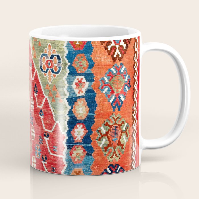 Bayburt Northeast Anatolian Niche Kilim Print Coffee Mug Gallery Image 1