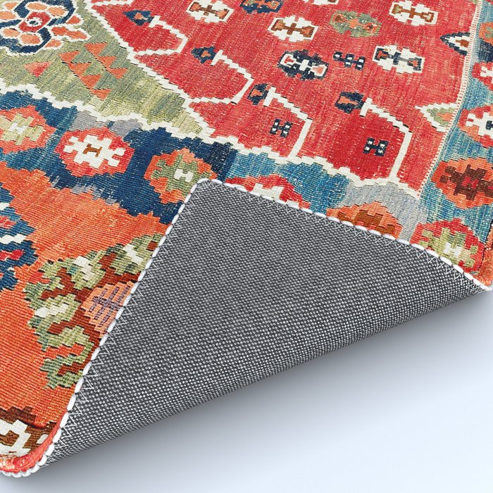Bayburt Northeast Anatolian Niche Kilim Print Rug Gallery Image 4