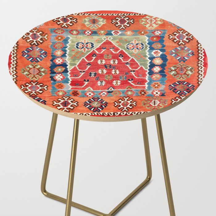 Bayburt Northeast Anatolian Niche Kilim Print Side Table Gallery Image 2