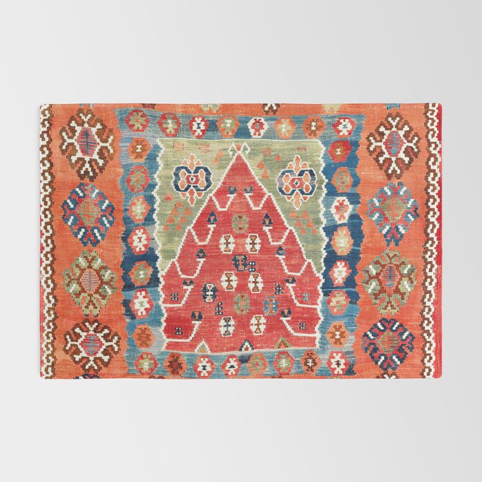 Bayburt Northeast Anatolian Niche Kilim Print Rug Gallery Image 2