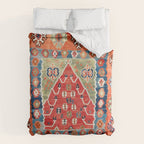 Bayburt Northeast Anatolian Niche Kilim Print Duvet Cover Gallery Image 6
