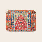 Bayburt Northeast Anatolian Niche Kilim Print Bath Mat Gallery Image 1