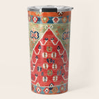 Bayburt Northeast Anatolian Niche Kilim Print Travel Mug Gallery Image 1