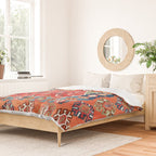 Bayburt Northeast Anatolian Niche Kilim Print Duvet Cover Gallery Image 2