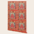 Bayburt Northeast Anatolian Niche Kilim Print Wallpaper Gallery Image 2