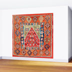 Bayburt Northeast Anatolian Niche Kilim Print Wall Mural Gallery Image 2