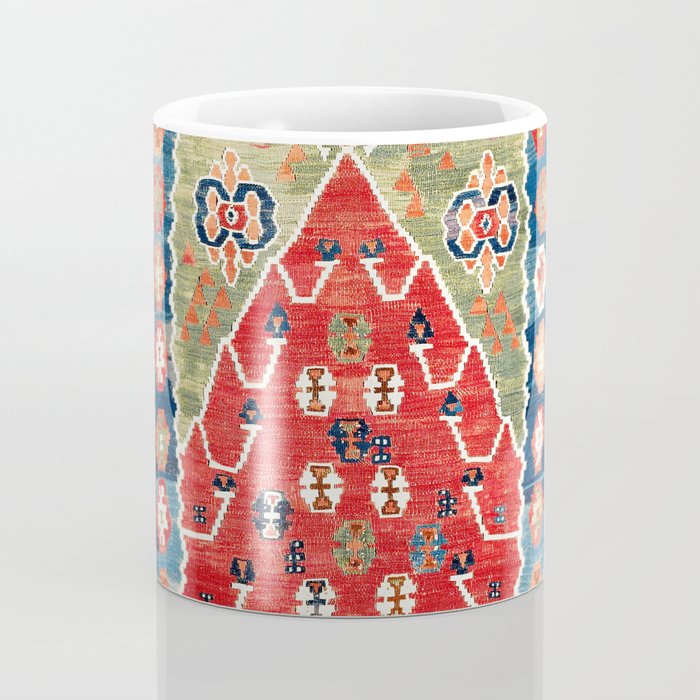 Bayburt Northeast Anatolian Niche Kilim Print Coffee Mug Gallery Image 4