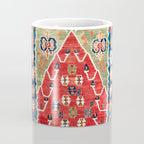 Bayburt Northeast Anatolian Niche Kilim Print Coffee Mug Gallery Image 4