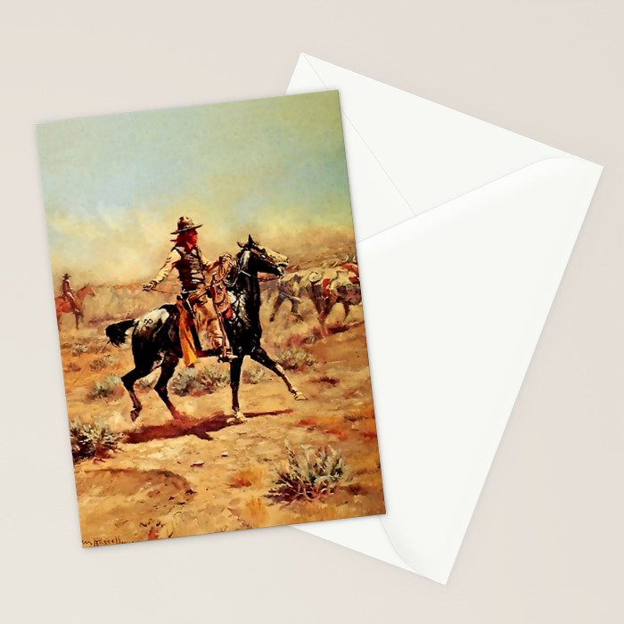 âIn the Alkaliâ by Charles M Russell Stationery Card Gallery Image 2