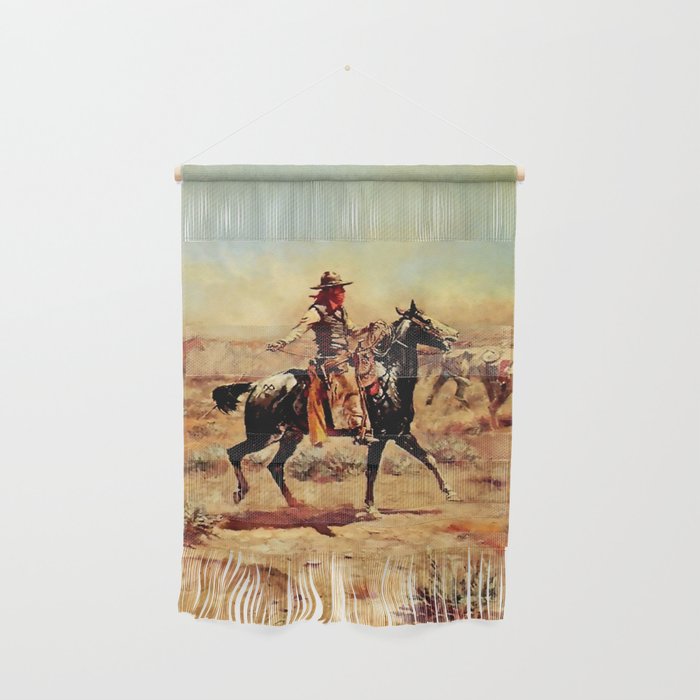 âIn the Alkaliâ by Charles M Russell Wall Hanging Gallery Image 1