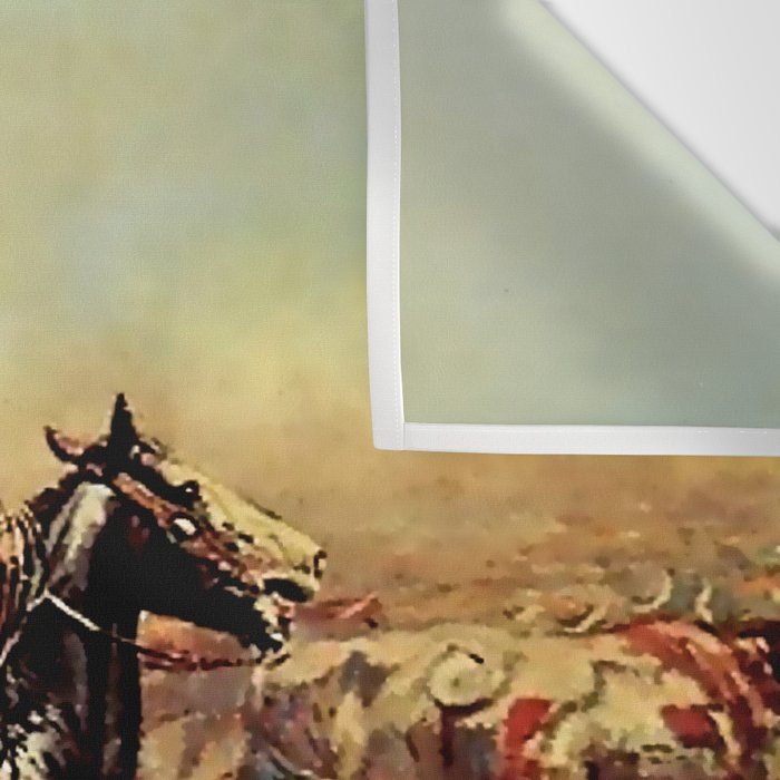 âIn the Alkaliâ by Charles M Russell Wall Tapestry Gallery Image 3