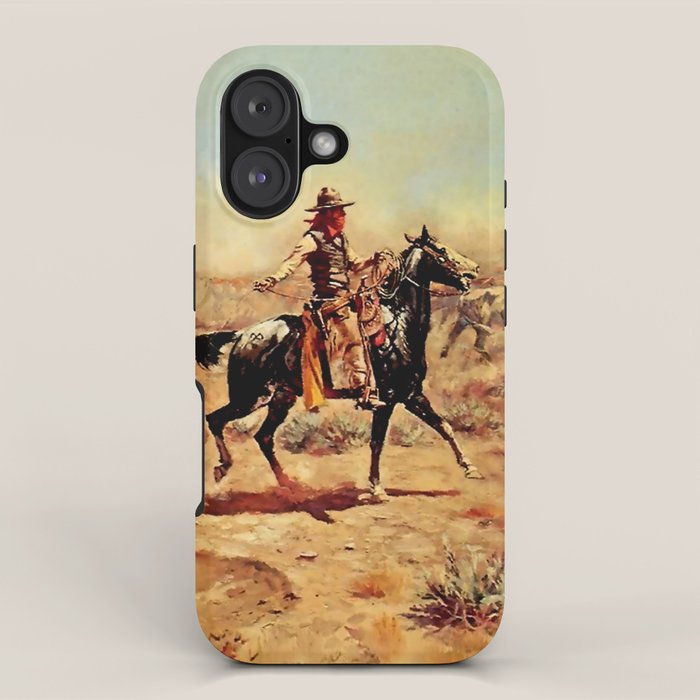 âIn the Alkaliâ by Charles M Russell iPhone Case Gallery Image 1