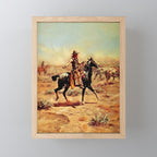 âIn the Alkaliâ by Charles M Russell Mini Art Print Gallery Image 1