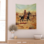 âIn the Alkaliâ by Charles M Russell Wall Tapestry Gallery Image 2