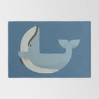 Whimsy Blue Whale Rug Gallery Image 2