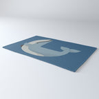Whimsy Blue Whale Rug Gallery Image 3