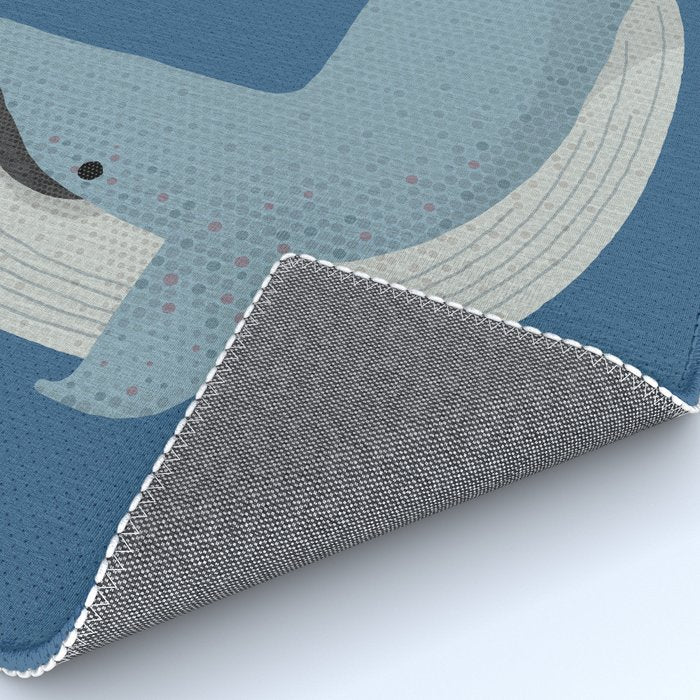 Whimsy Blue Whale Rug Gallery Image 4