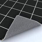 Grid (Black) Rug Gallery Image 4