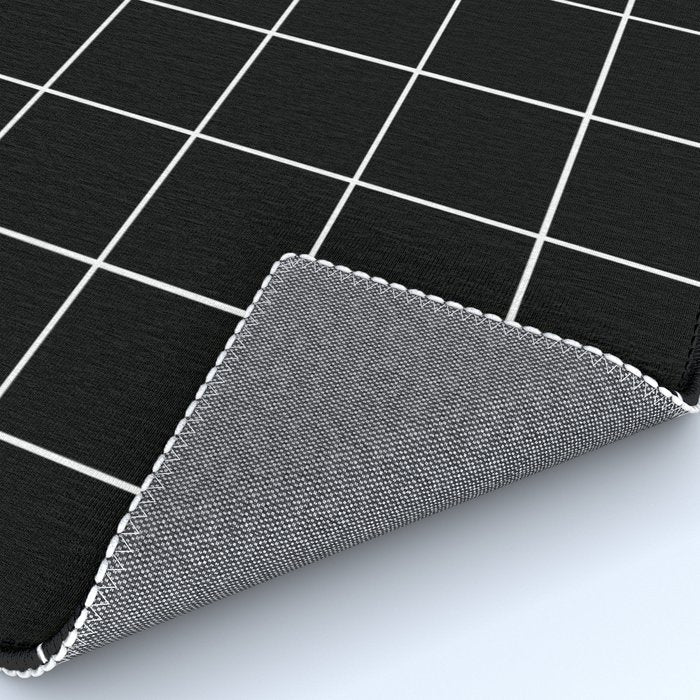 Grid (Black) Rug Gallery Image 4