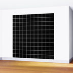 Grid (Black) Wall Mural Gallery Image 2