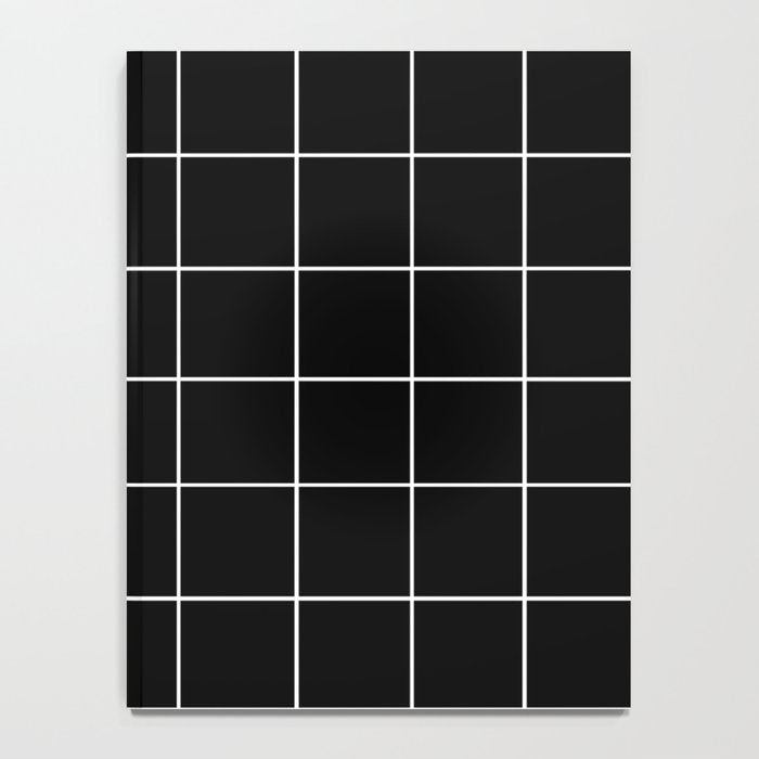 Grid (Black) Notebook Gallery Image 4