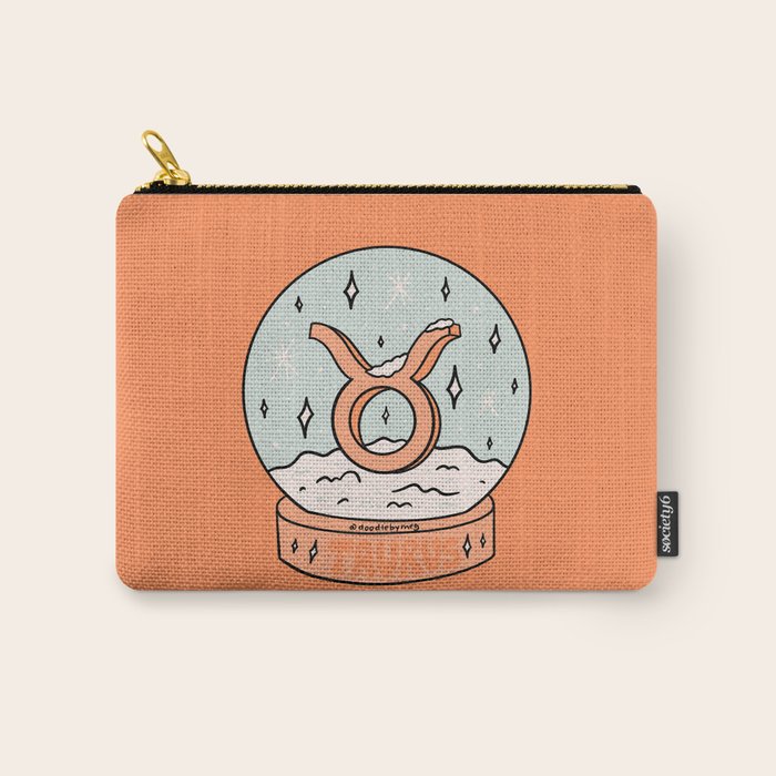 Taurus Snow Globe Carry All Pouch Gallery Image 1