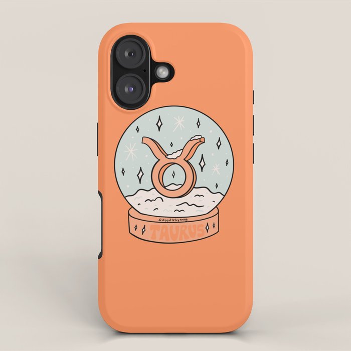 Taurus Snow Globe iPhone Case Gallery Image 1