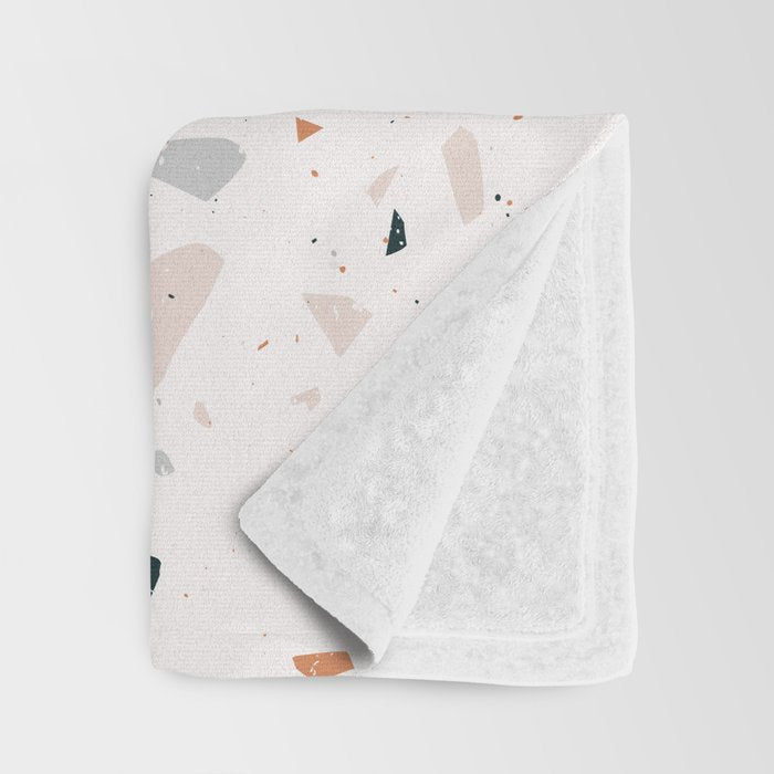 Terrazzo + Copper Throw Blanket Gallery Image 3