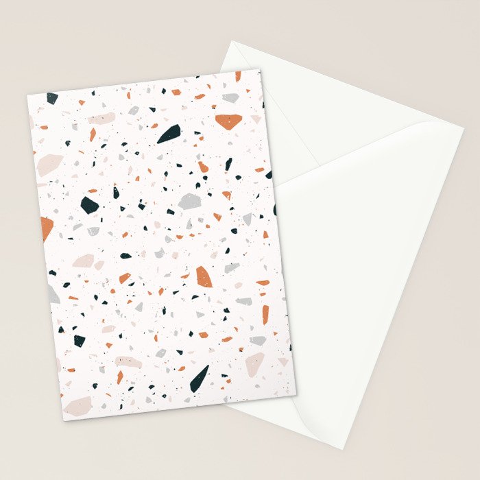Terrazzo + Copper Stationery Card Gallery Image 2