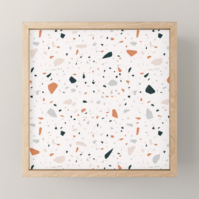 Terrazzo + Copper Mini Art Print Gallery Image 1