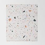 Terrazzo + Copper Throw Blanket Gallery Image 2