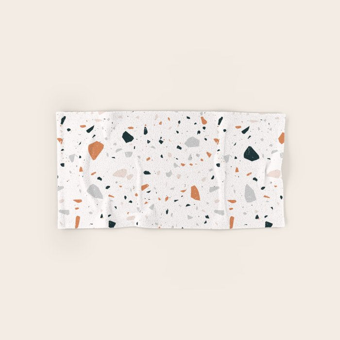 Terrazzo + Copper Bath Towel Gallery Image 1