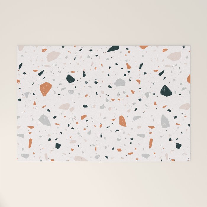 Terrazzo + Copper Welcome Mat Gallery Image 1