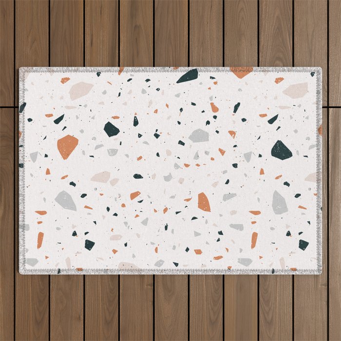 Terrazzo + Copper Outdoor Rug