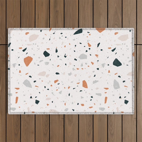 Terrazzo + Copper Outdoor Rug Gallery Image 1