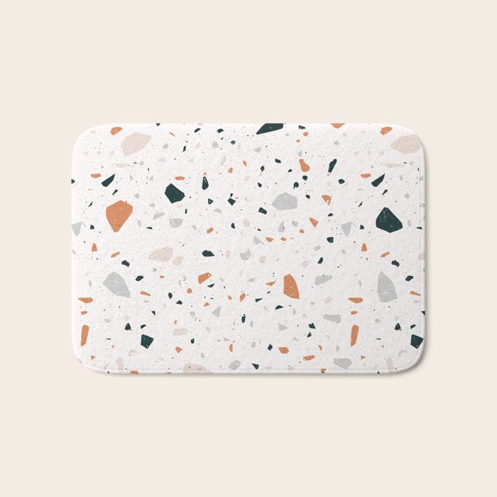 Terrazzo + Copper Bath Mat Gallery Image 1