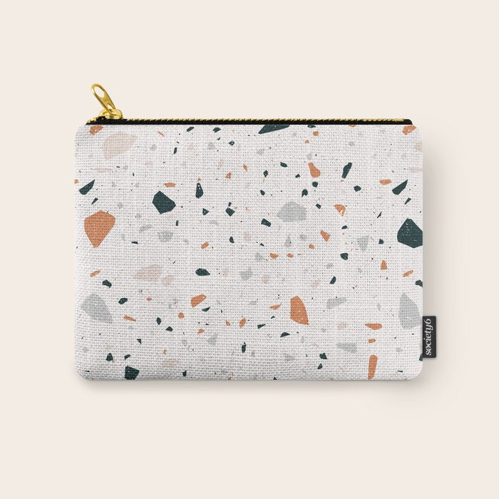Terrazzo + Copper Carry All Pouch Gallery Image 1