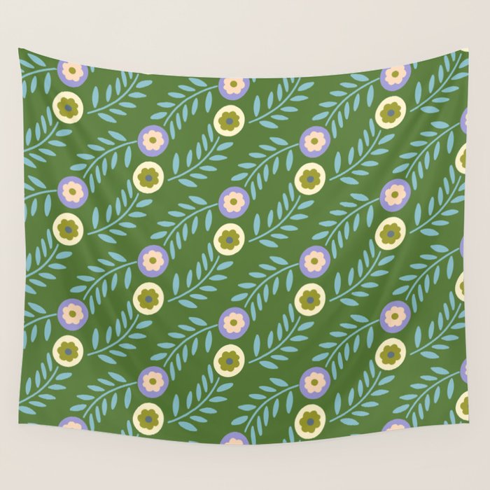 Flower Meadow  Wall Tapestry Gallery Image 1