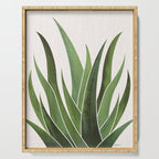 Desert Agave Succulent Illustration Serving Tray Gallery Image 1