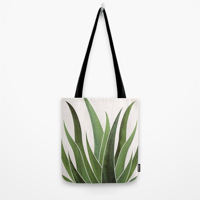 Desert Agave Succulent Illustration Tote Bag Gallery Image 2