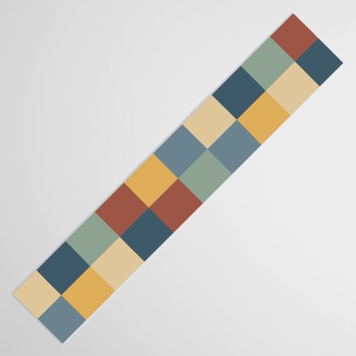 Bold Colorful Checks Pattern - Large IX Table Runner Gallery Image 3